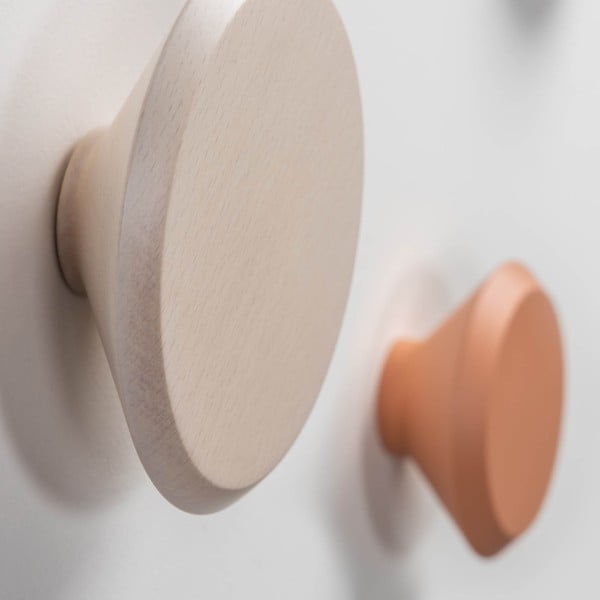 Nadua 3 db-os színes fali fogas szett - Kave Home-image-2