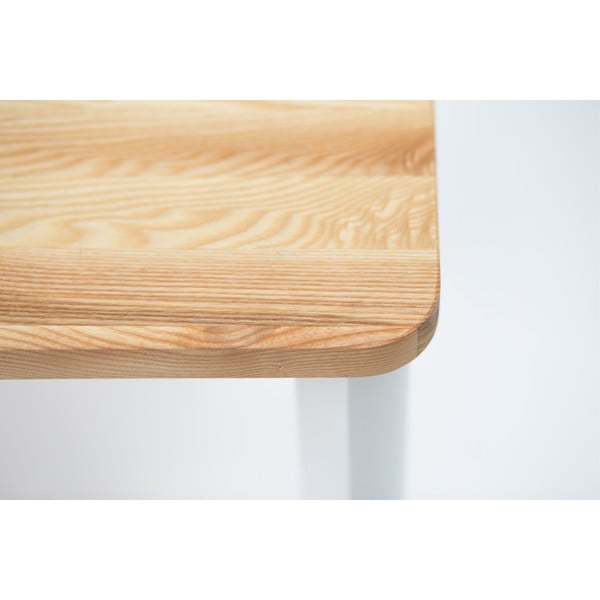 TRIVENTI fehér étkezőasztal, 80 x 80 cm - Ragaba-image-2