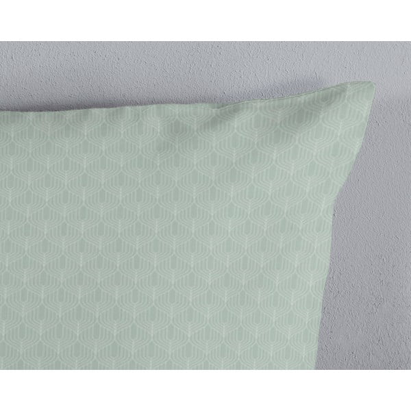 Zöld egyszemélyes flanel ágyneműhuzat 140x200 cm Omaira – HIP-image-3