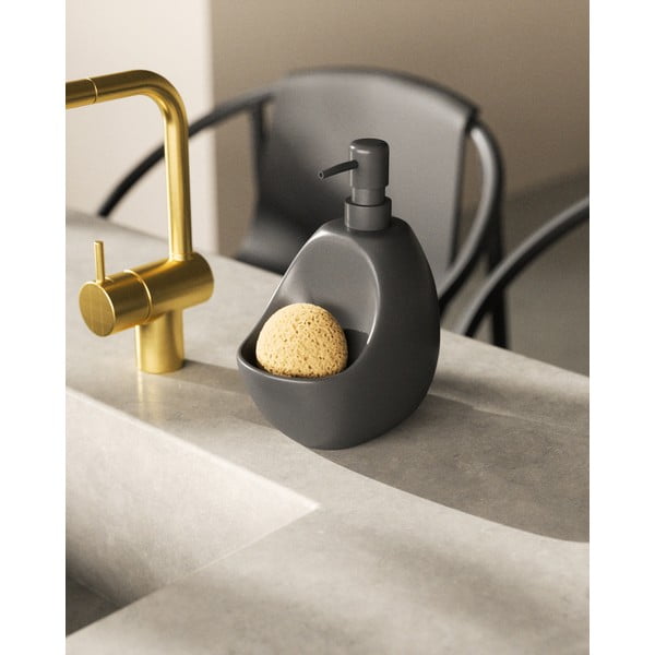 Fekete kerámia szappanadagoló 590 ml Joey – Umbra-image-1