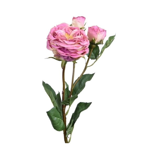 Művirág, rózsaszín rózsa - Ego Dekor