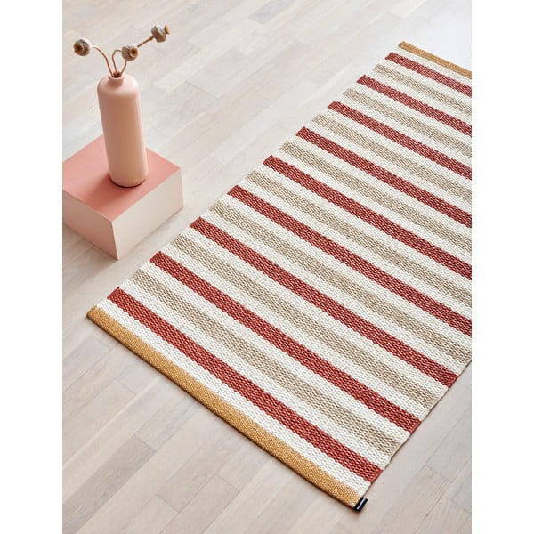 Téglavörös-krémszínű kültéri-beltéri szőnyeg 180x260 cm Teo Brick – Pappelina-image-1