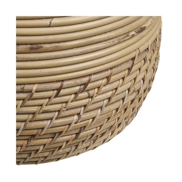Rattan tárolókosár szett 2 db-os ø 39x35 cm Moro – House Nordic-image-3
