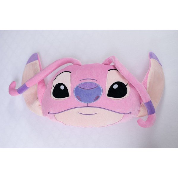 Fleece gyerek párna 41x32 cm Lilo and Stitch "Angel Pink" – Jerry Fabrics-image-2