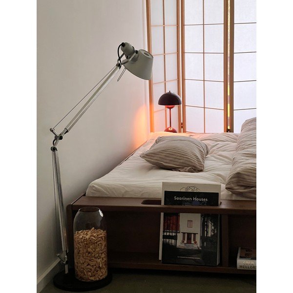 Barna borovi fenyő franciaágy ágyráccsal 140x200 cm Ziggy – Karup Design-image-4