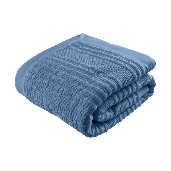 Kék steppelt ágytakaró 220x220 cm  Lennon Stripe – Catherine Lansfield-image-2