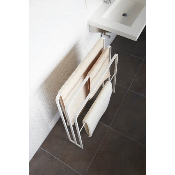 Tower fehér fém törölközőtartó - Yamazaki-image-4