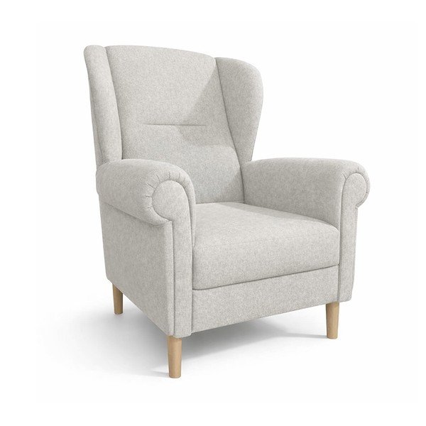 Bézs füles fotel Swan – Ropez