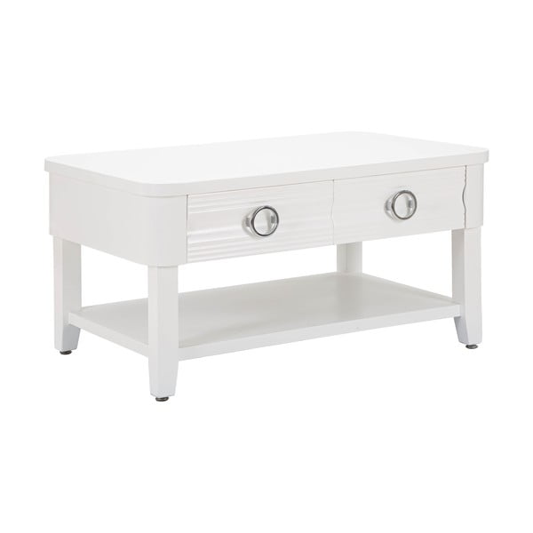 Fehér jegenyefenyő dohányzóasztal 60x90 cm Shine – Mauro Ferretti-image-2