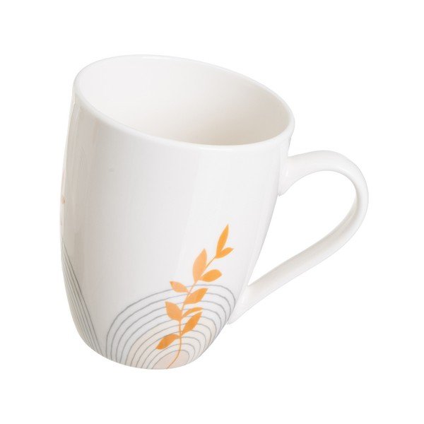 Fehér agyagkerámia bögre szett 4 db-os 350 ml Sunset – Casa Selección-image-4