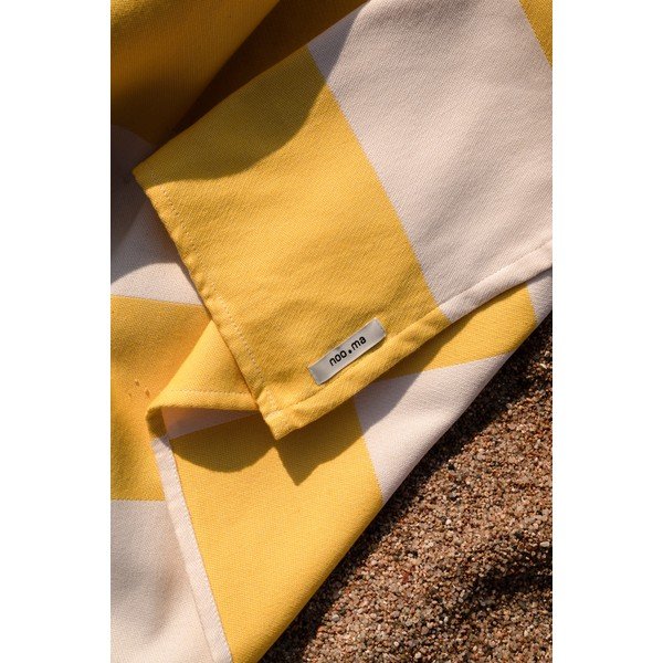 Sárga pamut strandtörölköző 100x160 cm Su – noo.ma-image-2