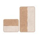 Bézs fürdőszobai kilépő szett 2 db-os 60x100 cm – Mila Home