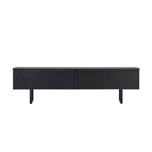 Fekete TV-állvány 180x50x30 cm Onera – Kalune Design-image-3