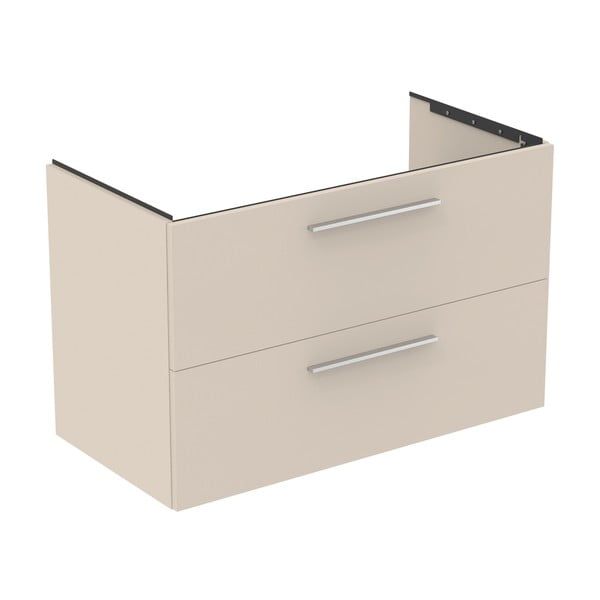 Krémszínű fali mosdó alatti szekrény 100x63 cm i.Life B – Ideal Standard-image-4