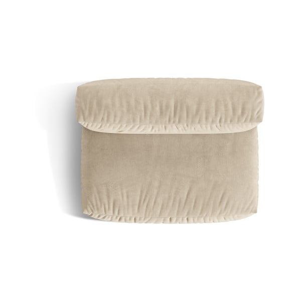 Bézs bársony kanapé modul (középső rész) Martina – Micadoni -image-3