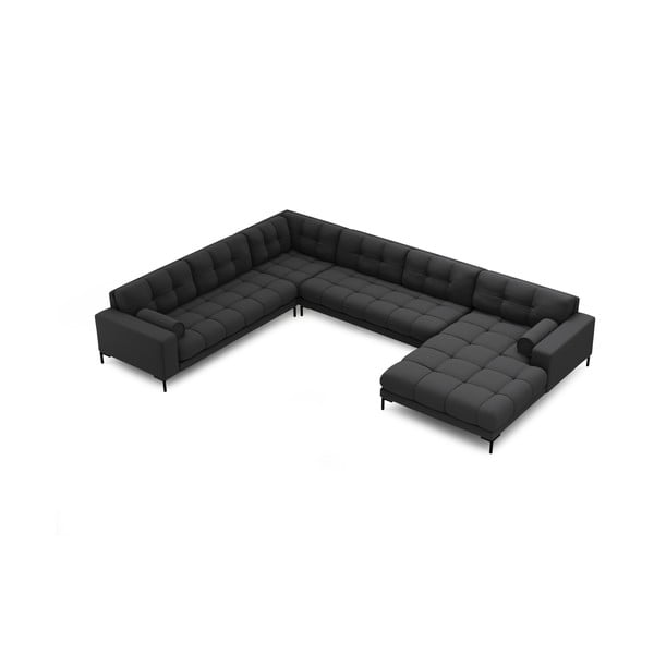 Sötétszürke sarokkanapé (bal oldali) Bali – Cosmopolitan Design-image-4