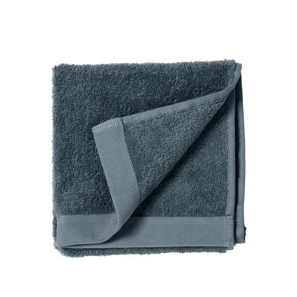 China kék pamut frottírtörölköző, 60 x 40 cm - Södahl-image-2