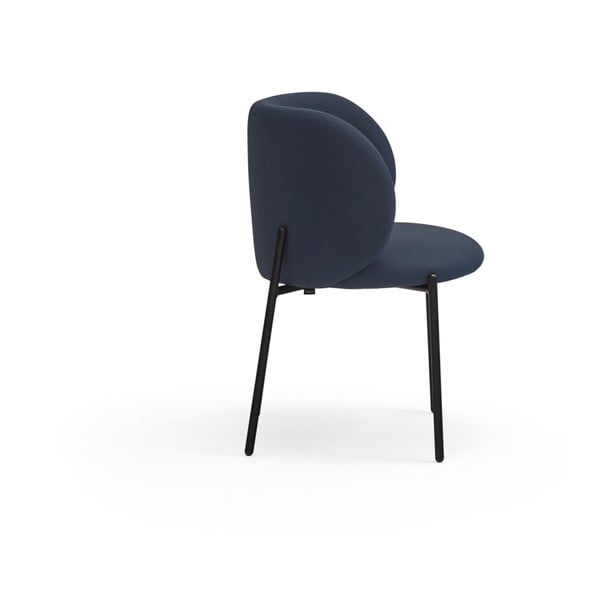 Sötétkék kárpitozott étkezőfotel szett 2 db-os Mogi – Teulat-image-3