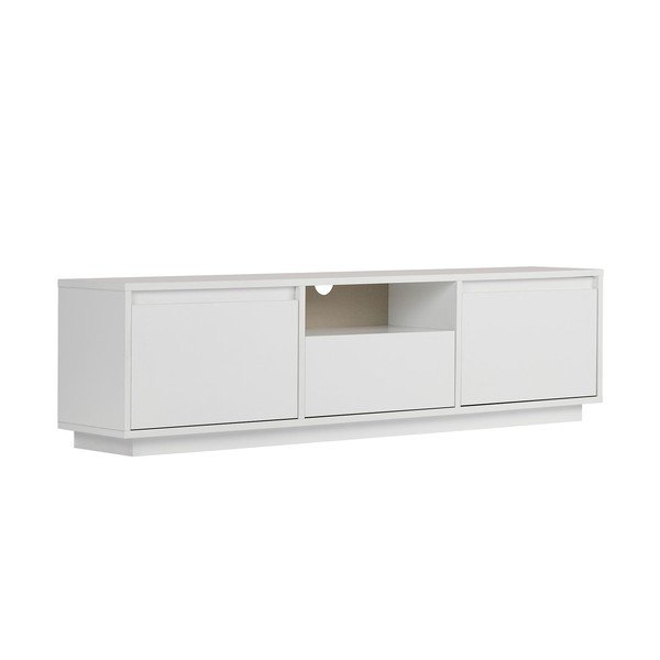Fehér TV-állvány 160x42x30 cm Sentinel – Kalune Design