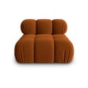 Narancssárga bársony kanapé modul (középső rész) Bellis – Micadoni Home