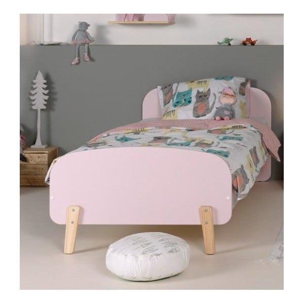 Kiddy rózsaszín gyerekágy, 200 x 90 cm - Vipack-image-1