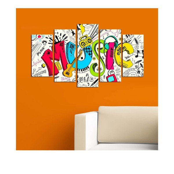 Music Color többrészes fali kép-image-1
