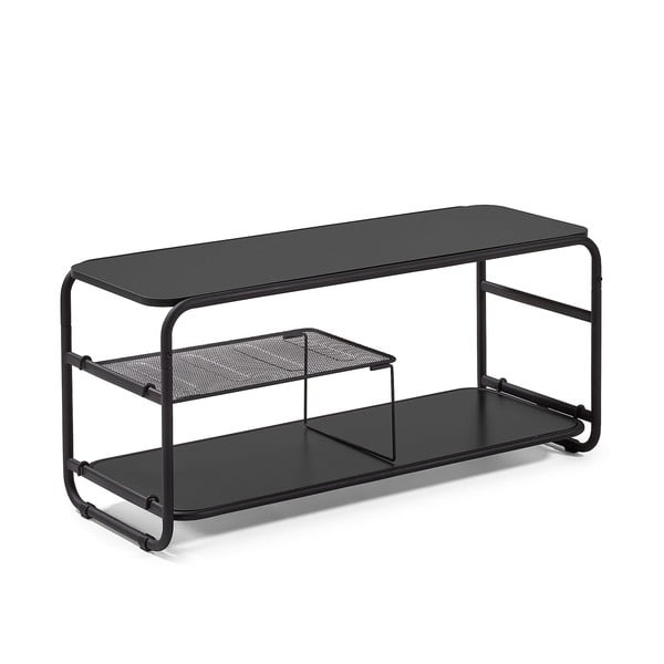 Academy fekete TV-állvány, 98 x 46 cm - Kave Home-image-2