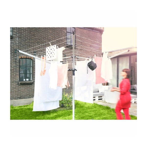 Ezüstszínű kerti ruhaszárító 60 m Lift-o-Matic Advance – Brabantia-image-3