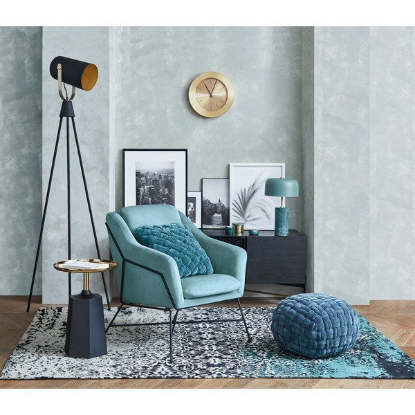 Fekete tárolóasztal, ø 37 cm - Kave Home-image-1