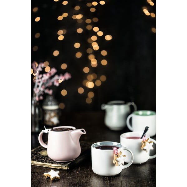 Tint fehér porcelán bögre szürke belsővel, 440 ml - Maxwell & Williams-image-4