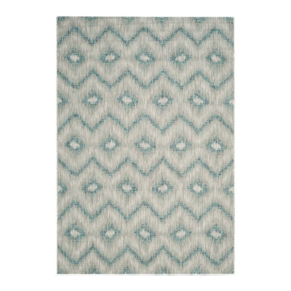 Safi szürke-kék beltéri/kültéri szőnyeg, 231 x 160 cm - Safavieh