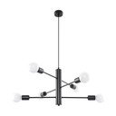 Donato 6 fekete mennyezeti lámpa - Sollux