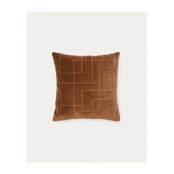 Bársony párnahuzat 45x45 cm Prila – Kave Home-image-3