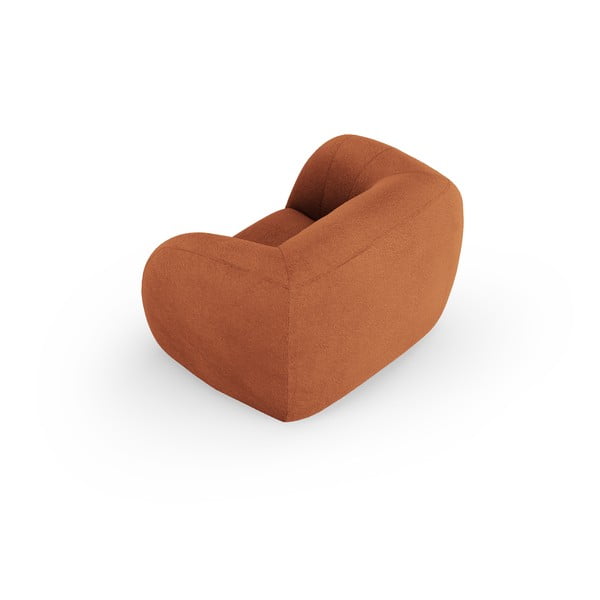 Narancssárga buklé fotel Essen – Cosmopolitan Design-image-3