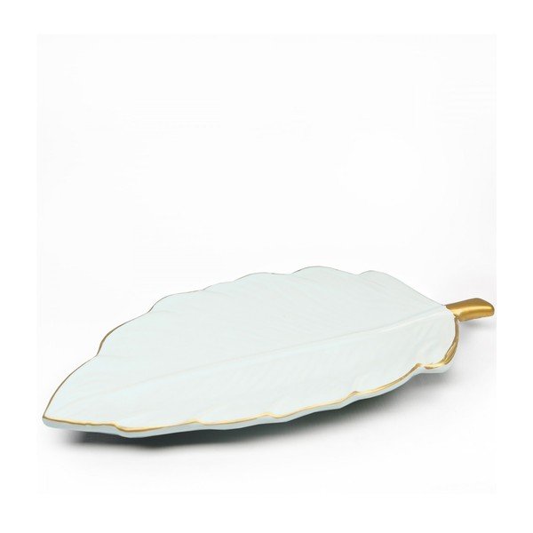 Kerámia dekoratív tálca Leaf – Mioli Decor