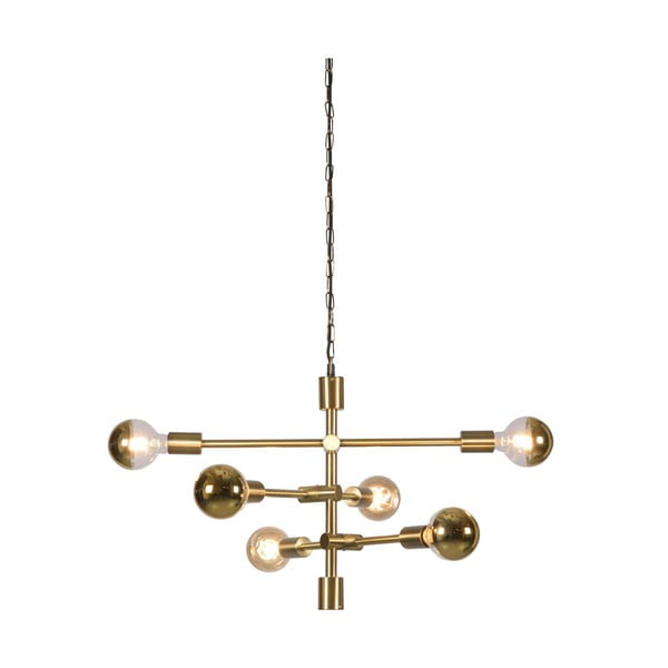 Aranyszínű függőlámpa üveg búrával ø 60 cm Nashville – it's about RoMi-image-2