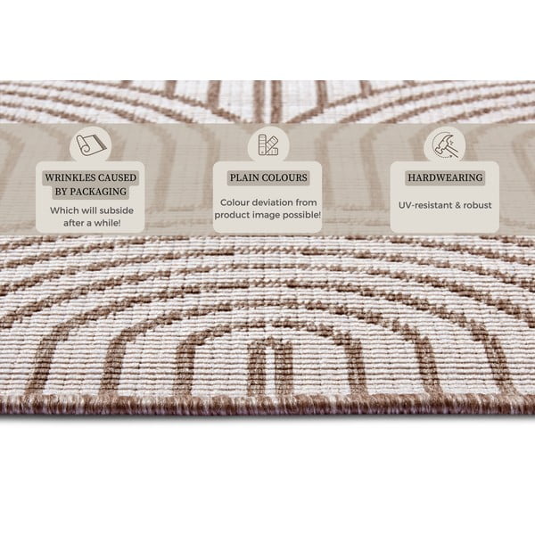 Barna kültéri szőnyeg 200x290 cm Pangli Linen – Hanse Home-image-4