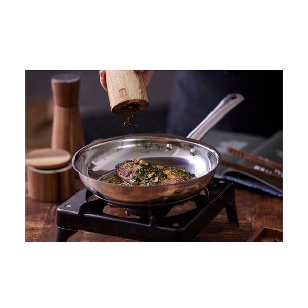 Rozsdamentes acél serpenyő ø 24 cm – Holm-image-2