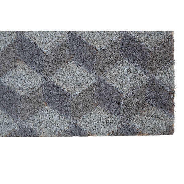 Kókuszrost lábtörlő 40x60 cm Grey Cube – Premier Housewares-image-2
