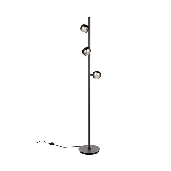 Fekete-ezüstszínű LED állólámpa (magasság 150 cm) Orbit – Trio Select-image-3