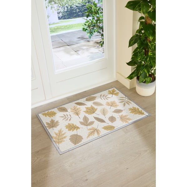 Lábtörlő 40x70 cm Autumn Neutral Leaves – Artsy Doormats-image-2
