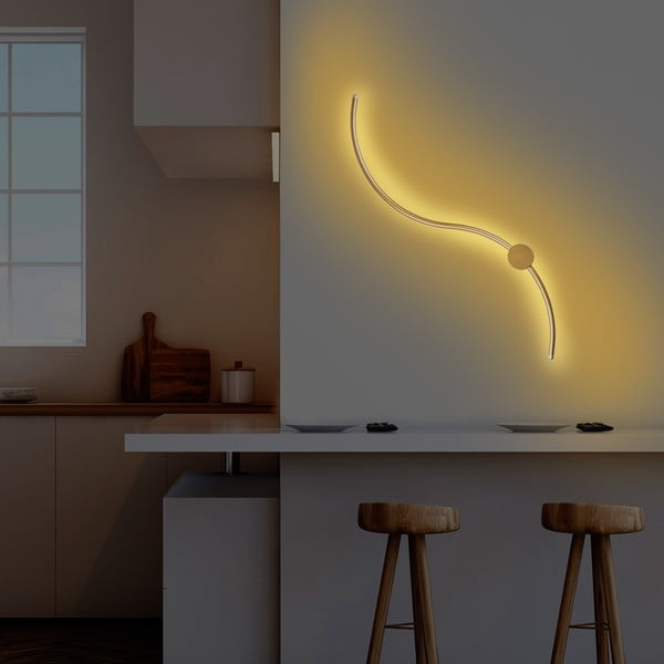 Aranyszínű LED fali lámpa Uyan – Opviq lights-image-4