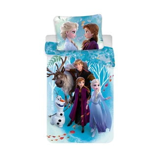 Egyszemélyes pamut gyerek ágyneműhuzat 140x200 cm Frozen – Jerry Fabrics