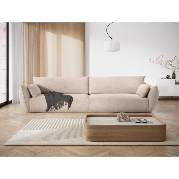 Bézs kanapé 248 cm Vanda – Mazzini Sofas-image-1