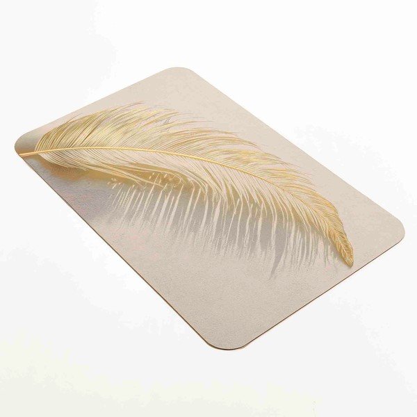 Világosbarna fürdőszobai kilépő 50x80 cm Angelica – douceur d'intérieur-image-4