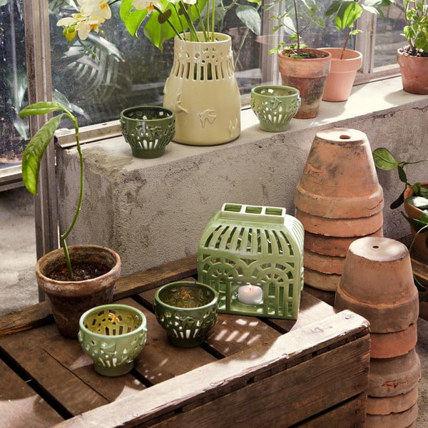 Kerámia gyertyatartó Orangery – Kähler Design-image-1