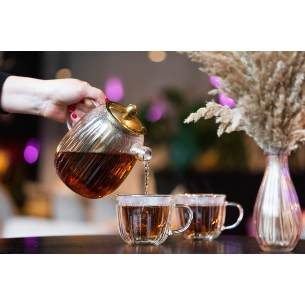 Teáskanna szűrővel 1 l Tulip – Vialli Design-image-4