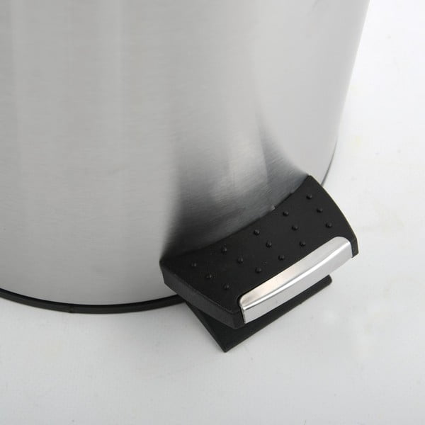 Matt ezüstszínű acél pedálos szemetes 3 l   Adonis – Spirella-image-4