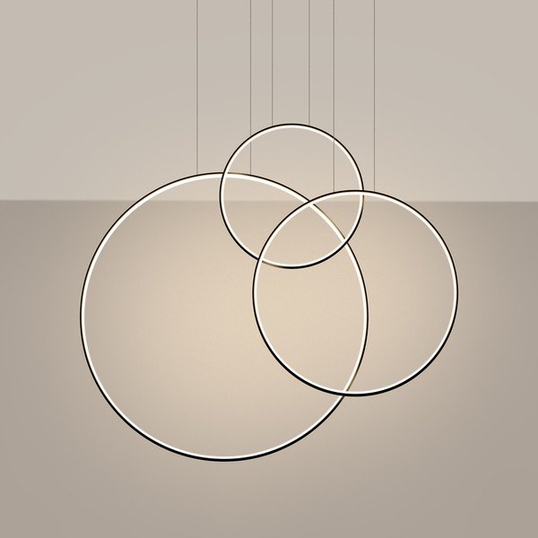 Fekete alumínium LED függőlámpa RIO – Thoro-image-1