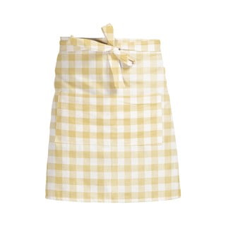 Delantal de Lino Yellow Vichy szövet kötény - Really Nice Things